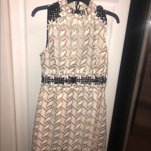 Topshop couture hand stitched dress